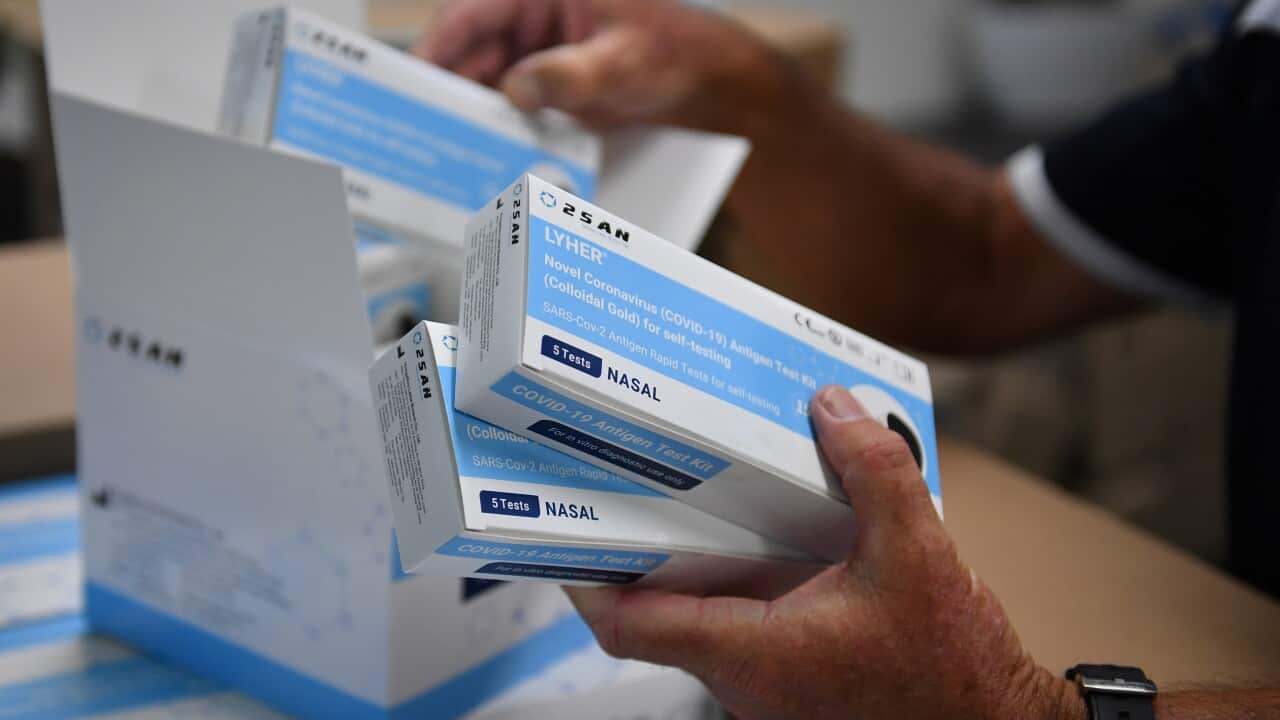Vifaa vya vipimo vya rapid antigen vyatolewa ndani ya boxi