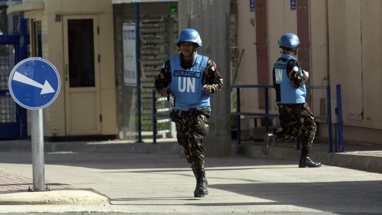 Filipino UN peacekeepers 