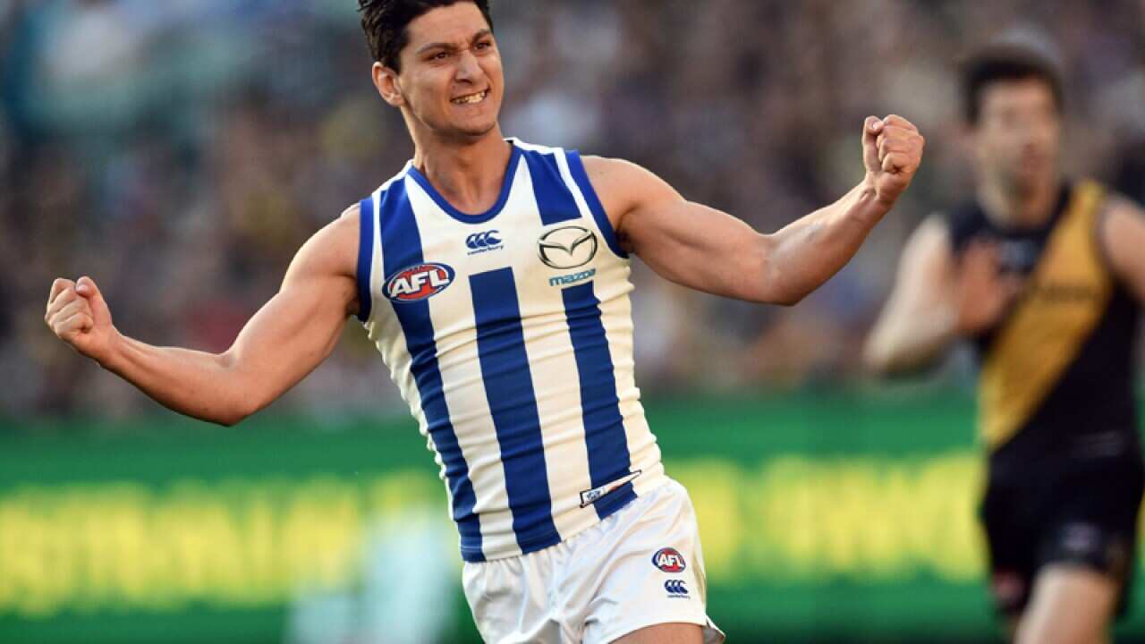 North Melbourne Kangaroos player Robin Nahas.