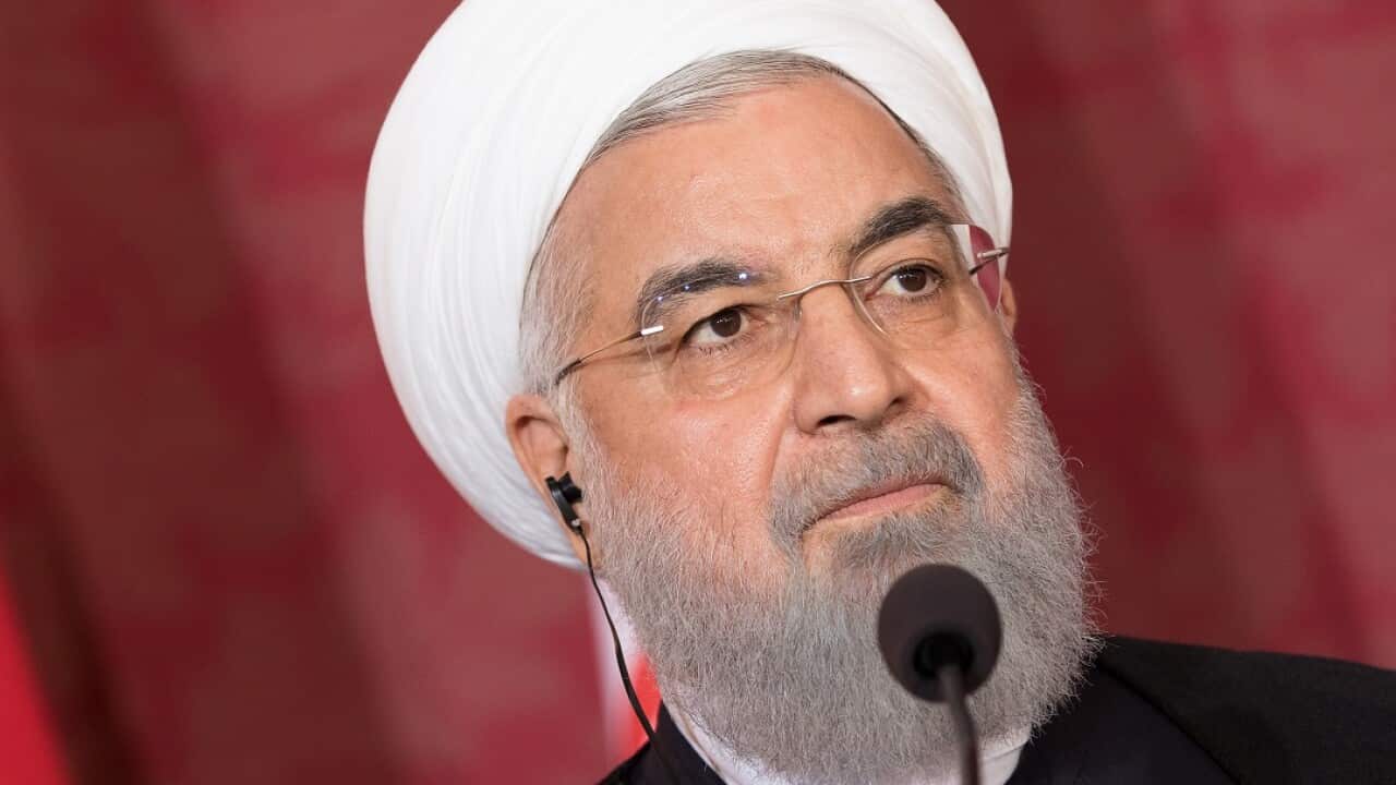 President Hassan Rouhani has demanded an end to sanctions.