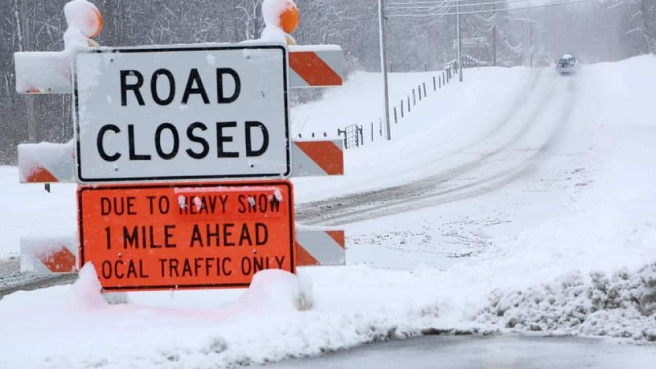 Severe weather closes roads in Ohio