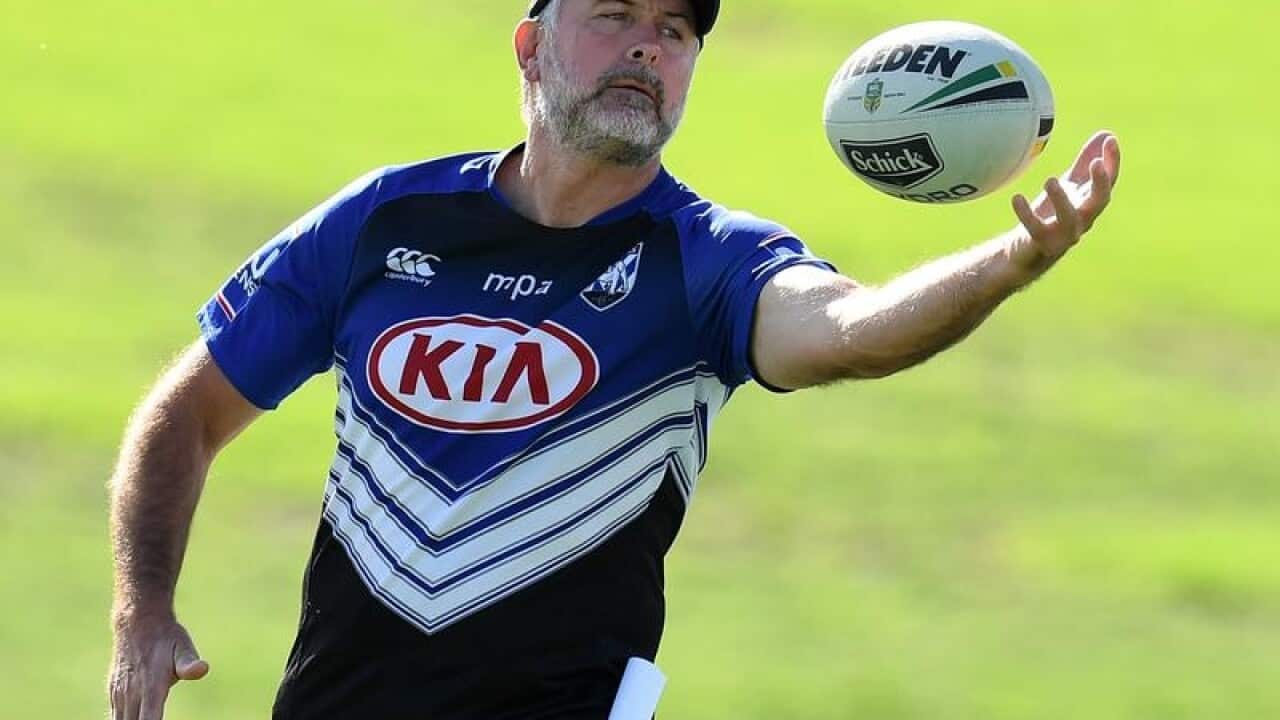 A file image of Canterbury Bulldogs coach Dean Pay.