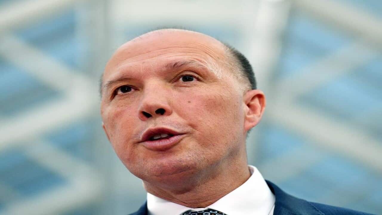 Minister for Home Affairs Peter Dutton