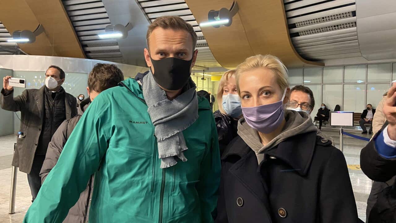 Alexei Navalny con la moglie Yulia
