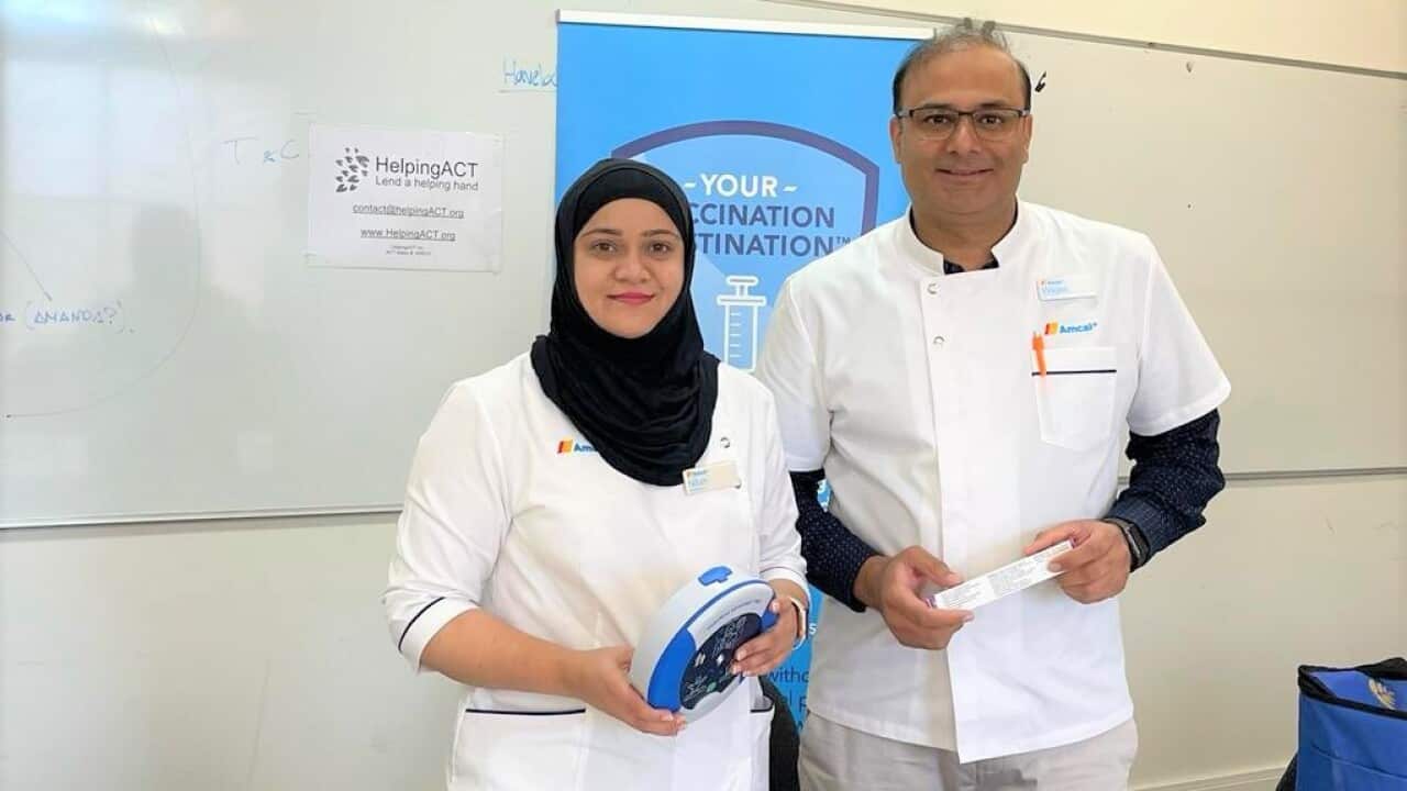 Waqas and Nilum organised free flu vaccination clinic today at Havelock House Canberra to the deserving residents.
