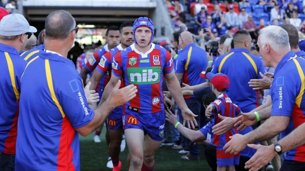 Knights captain Jamie Buhrer.