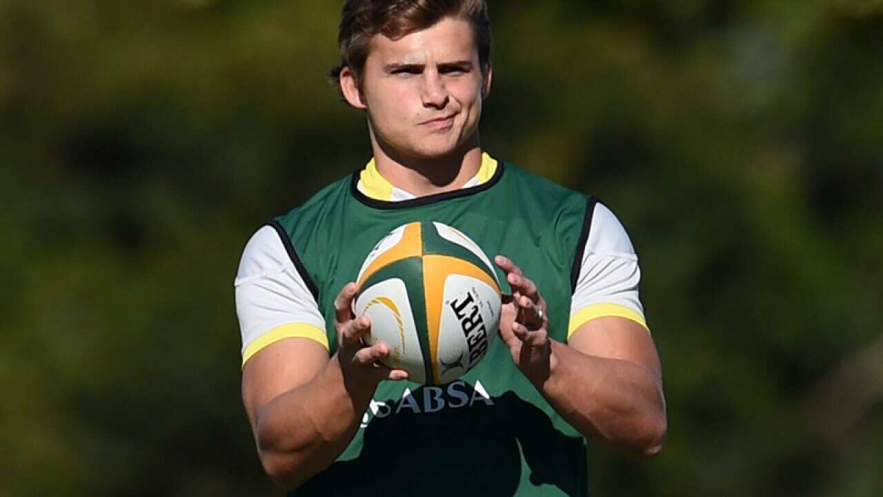 Springboks player Pat Lambie