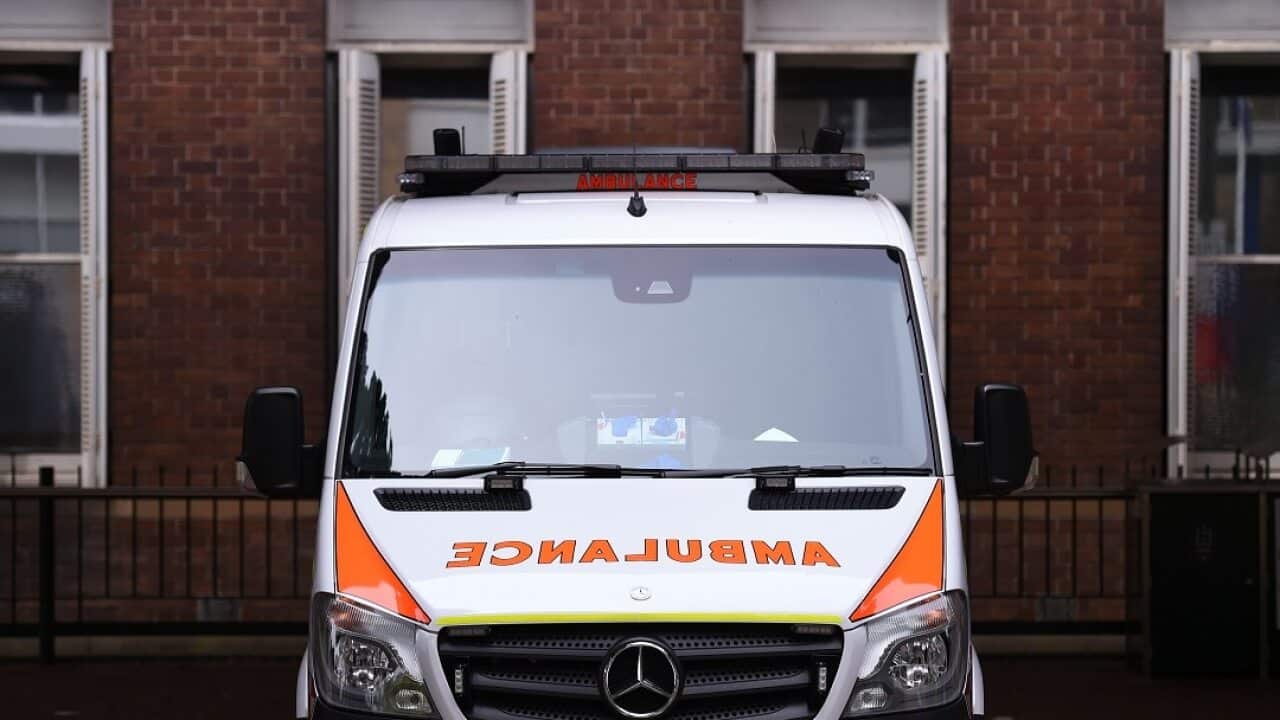 Paramedics attending to a man in western Sydney were allegedly attacked and prevented from doing their job.