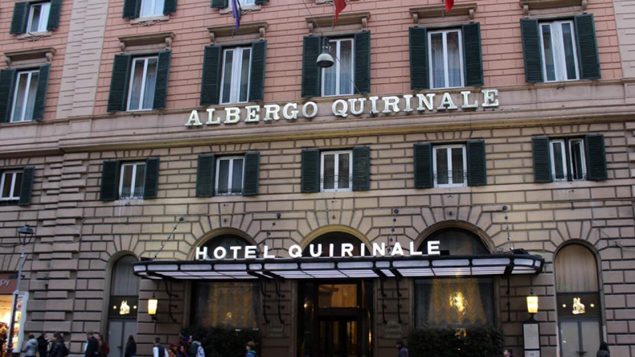 The Hotel Quirinale in Rome