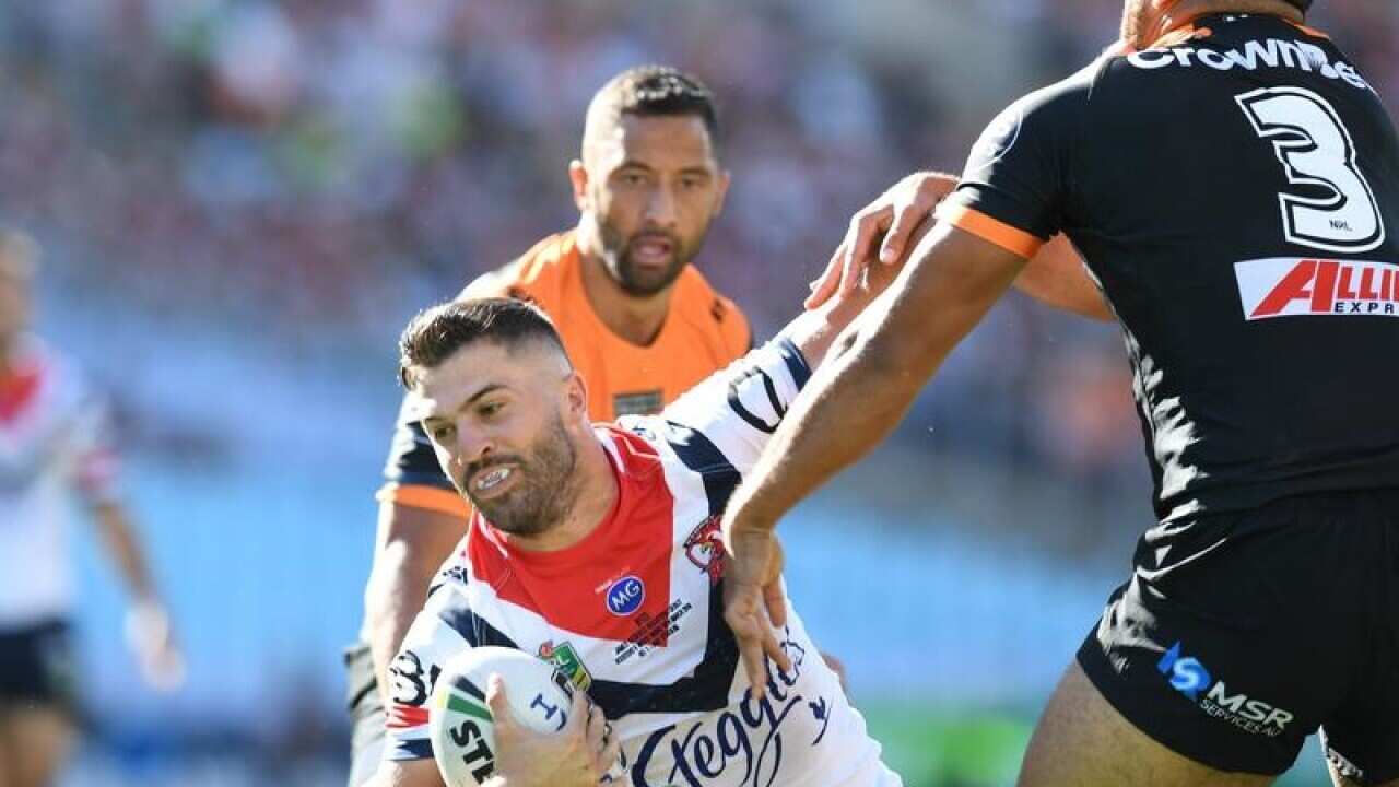 NRL TIGERS ROOSTERS TEDESCO