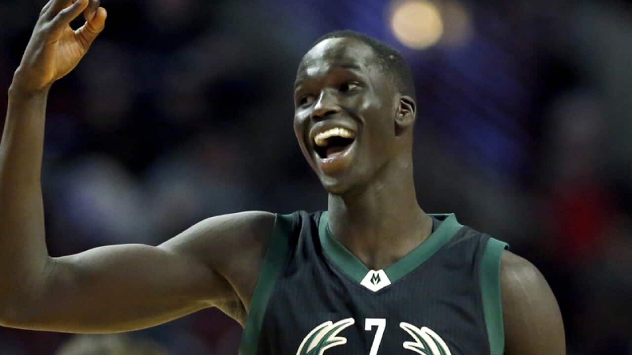 Milwaukee Bucks forward Thon Maker