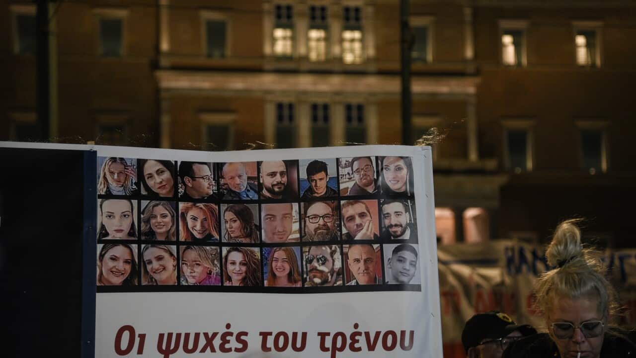 Greece: Thousands of Athenians protest in front of the parliament over Tempi train collision.