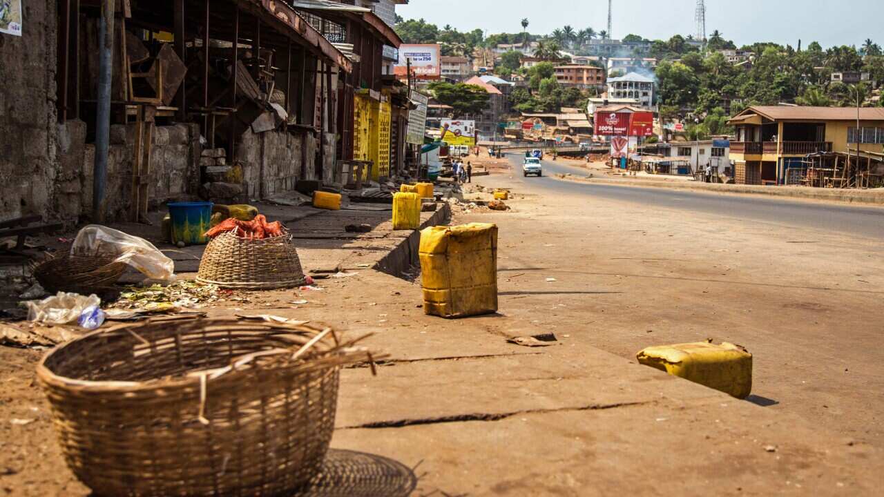 Tear gas fired on crowd in Sierra Leone Ebola lockdown