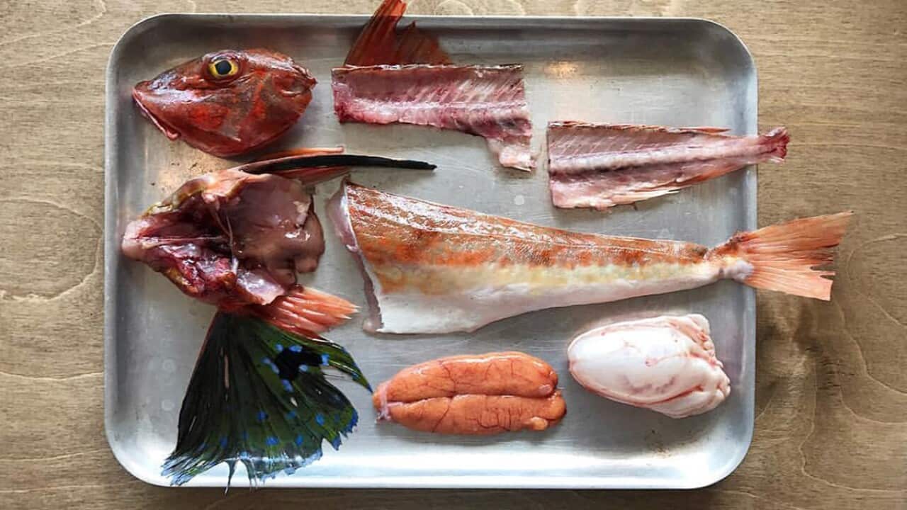 At his Saint Peter restaurant, Niland is famous for his scale-to-tail approach to cooking fish.