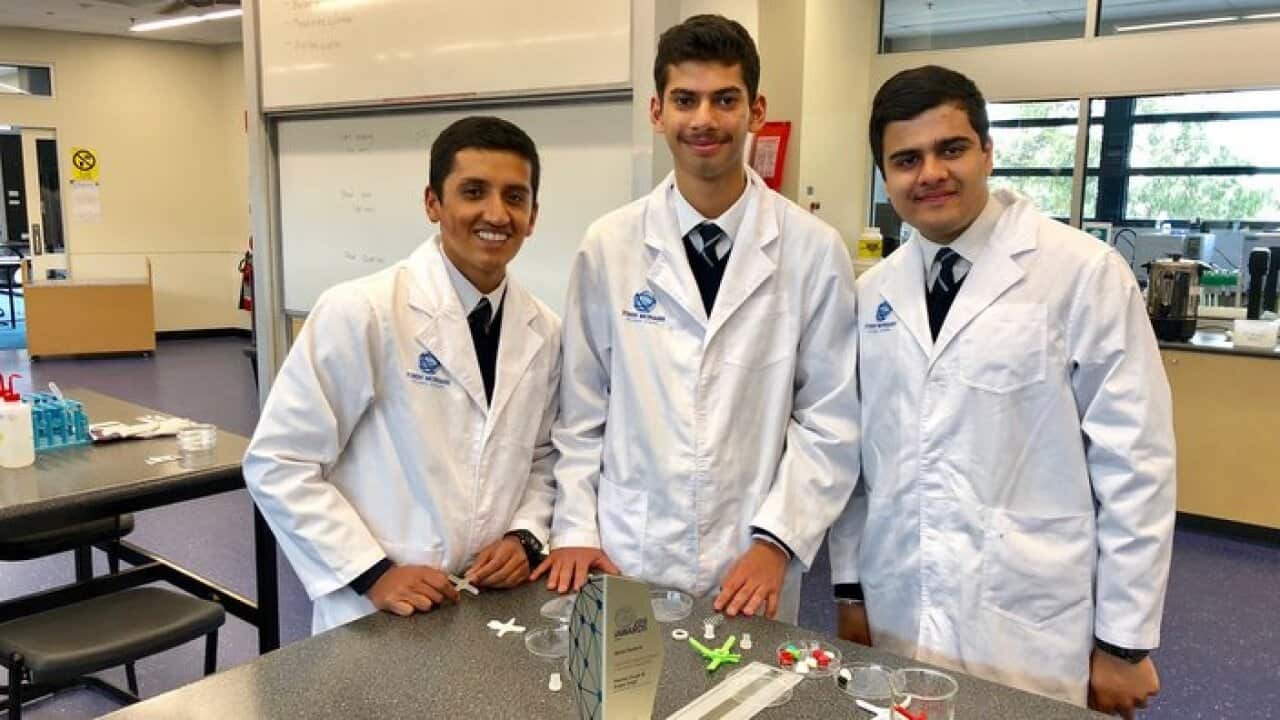 The successful John Monash Science School students (SBS)