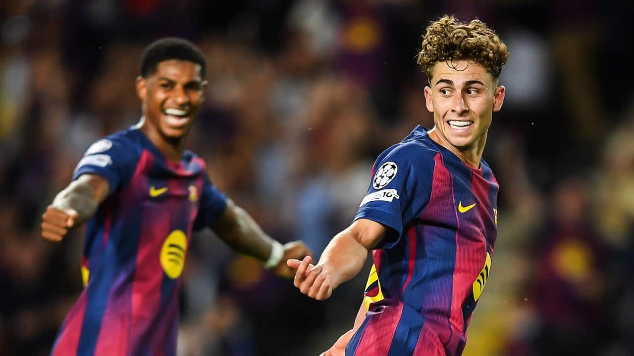 UEFA Champions League football match - FOOTBALL - CHAMPIONS LEAGUE - BARCELONA v OLYMPIACOS