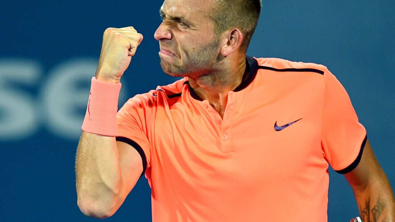 Daniel Evans of Great Britain