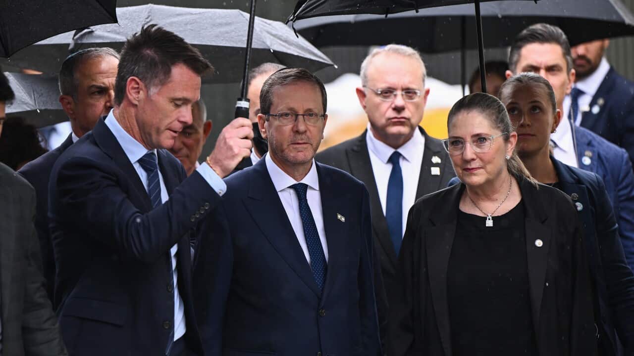 Isaac Herzog na Austrália