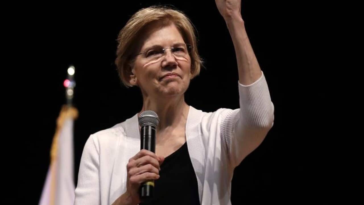 US Sen. Elizabeth Warren.