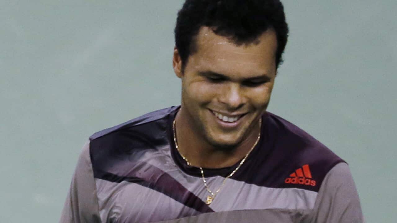 French tennis player Jo-Wilfried Tsonga