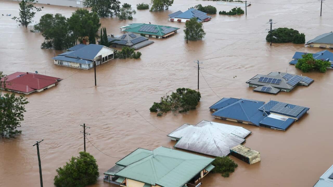 Flood affected properties.