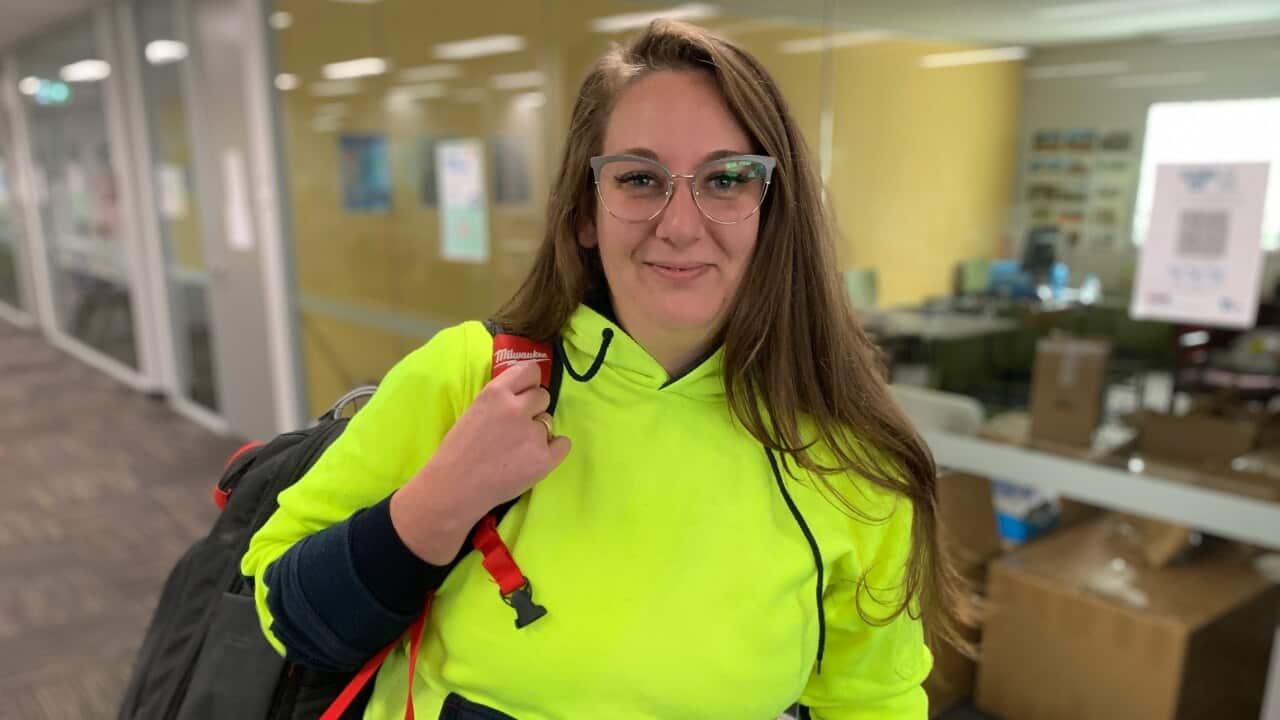 Third-year Electrical Apprentice Miriam Sowter