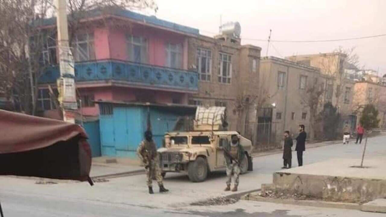 Security operation in Kabul
