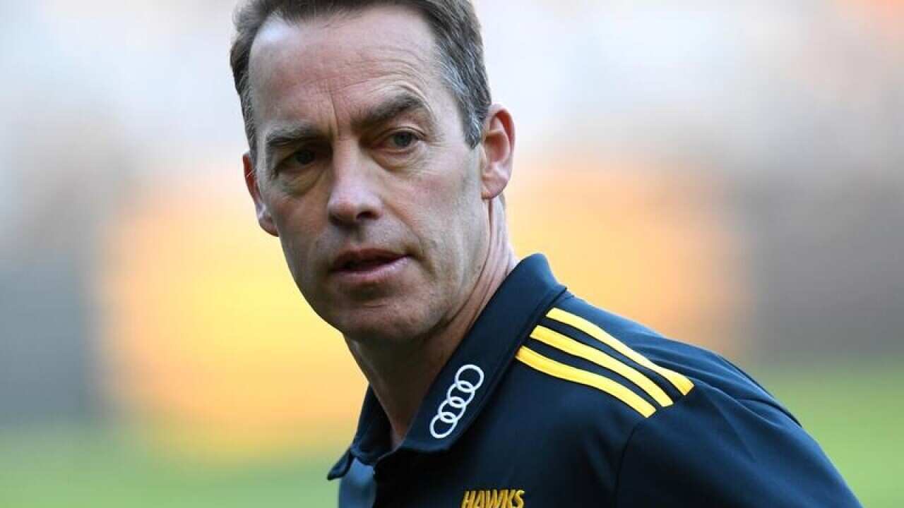 Coach of the Hawks Alastair Clarkson