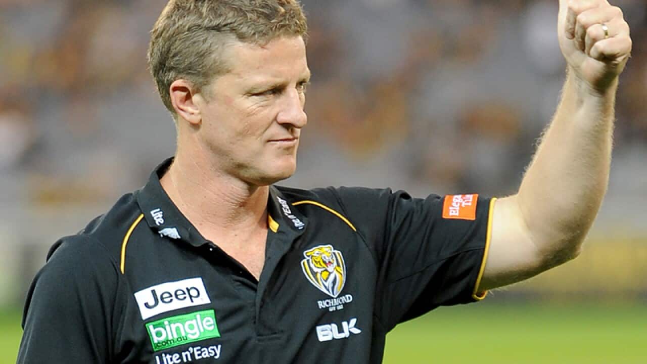 Richmond Tigers AFL coach Damien Hardwick