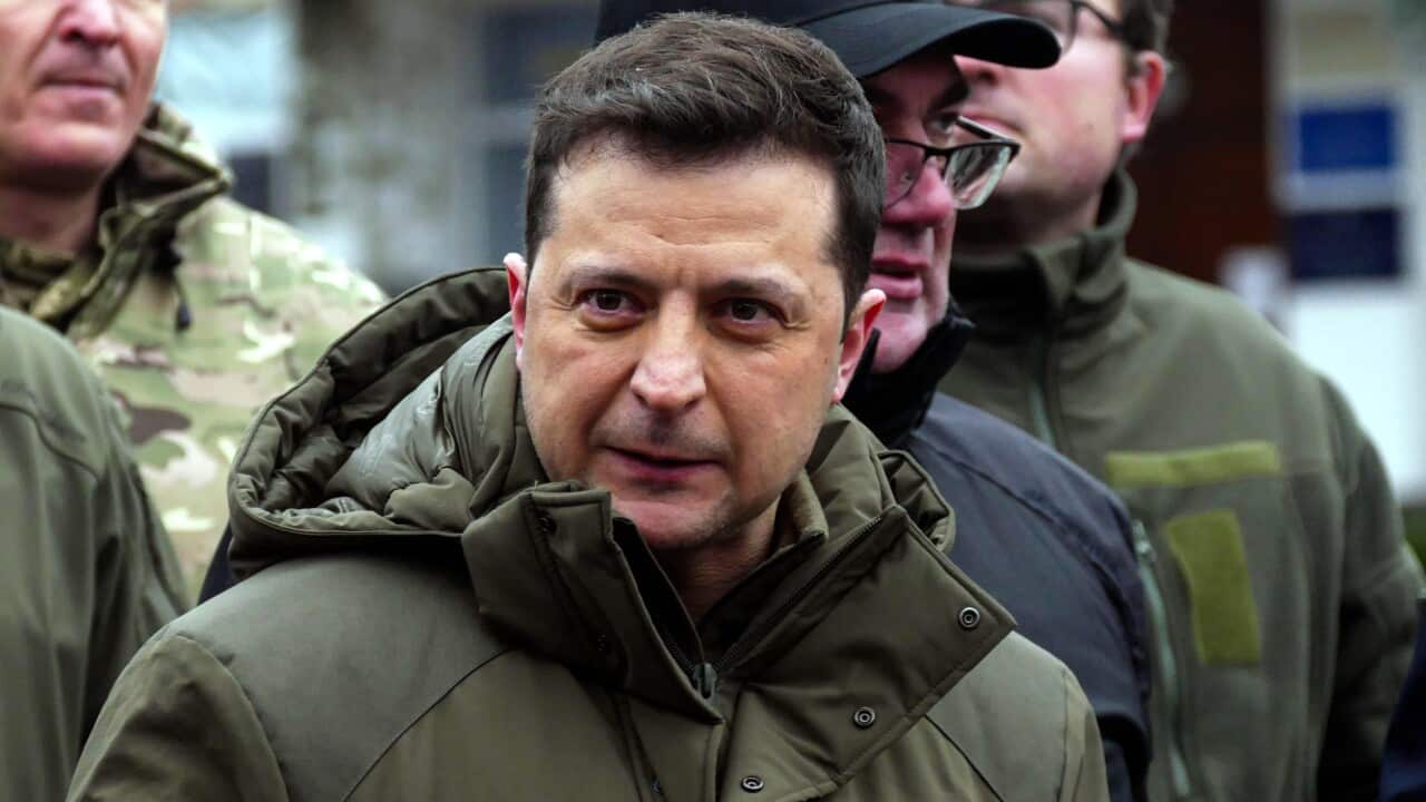 Ukraine's President Volodymyr Zelensky.