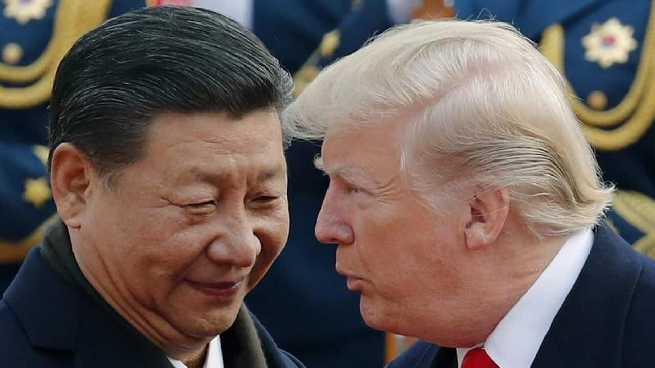 Chinese President Xi Jinping and Donald Trump