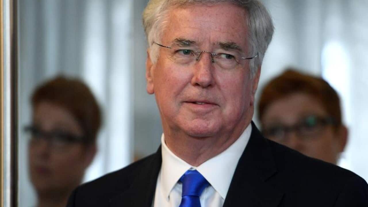 UK Defence Secretary Michael Fallon