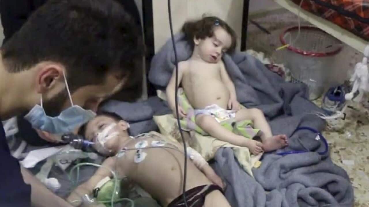 Suspected Syrian chemical attack