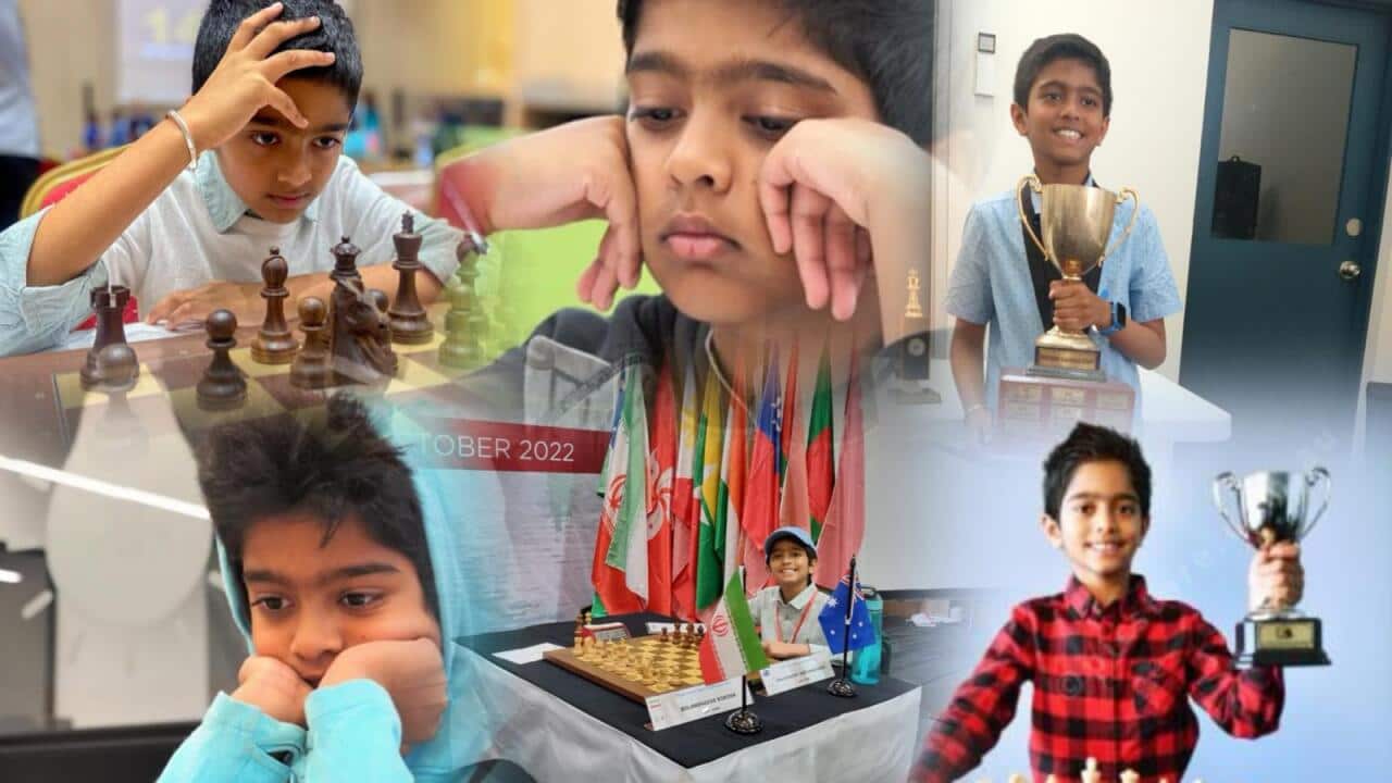 Rheyansh Annapureddy chess champion won U8 The U8 Asian Championship