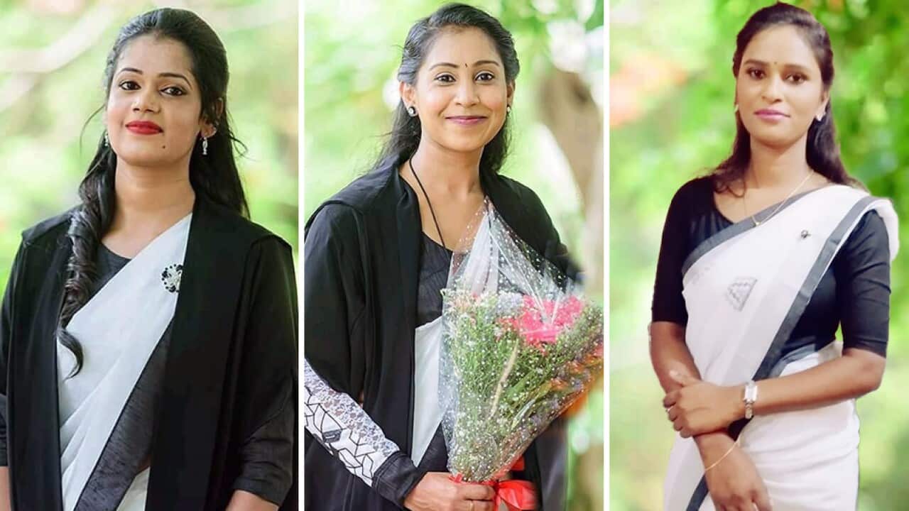 (From Left to Right:) Attorneys-at-Law, Logaletchumy Arunasalam from Thornfield Agarapatana, Vishvani Sandanam from Scalpa in Greatwestern and Vasanthamalar Udayakumar of Lorne Division in Dessford.