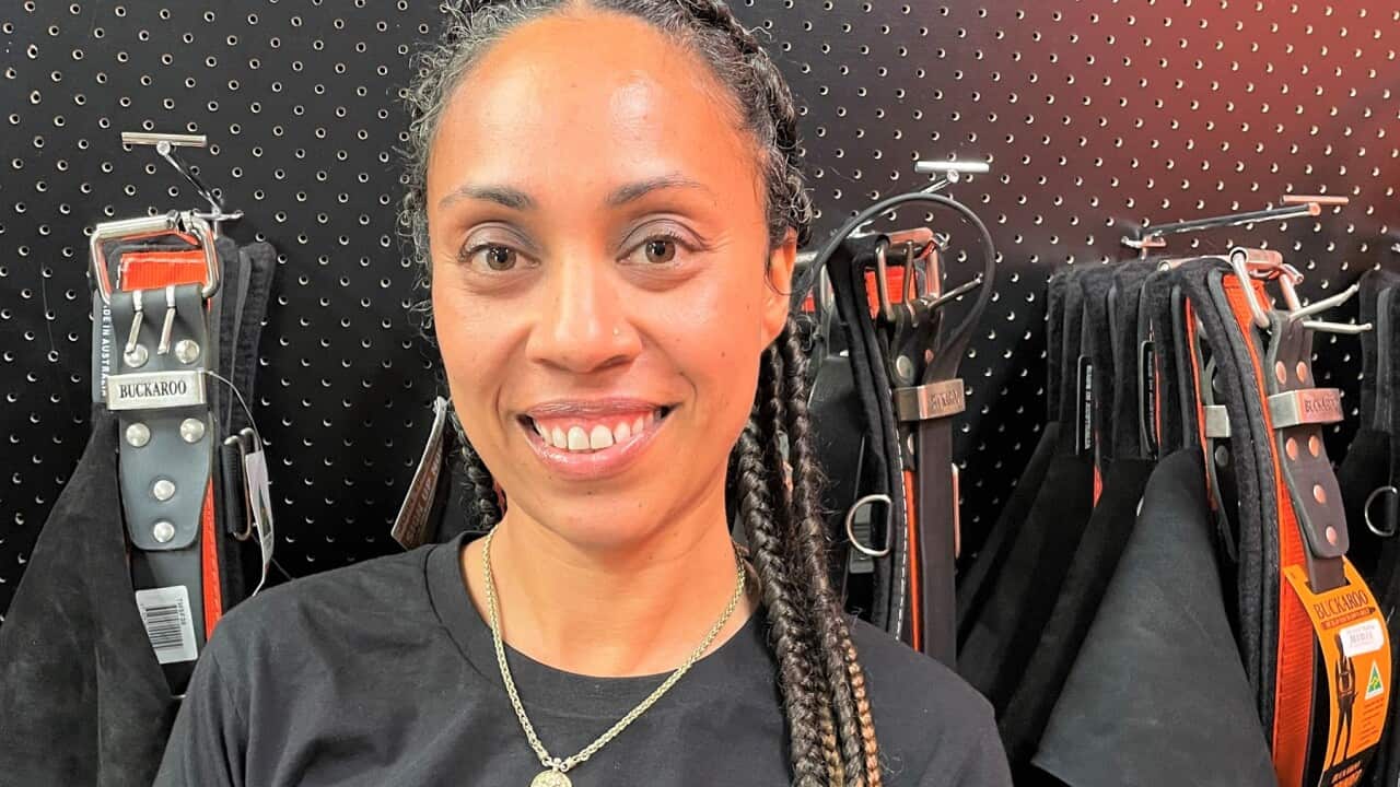 Tanya Van der Water at her leather factory (SBS-Sandra Fulloon).jpg