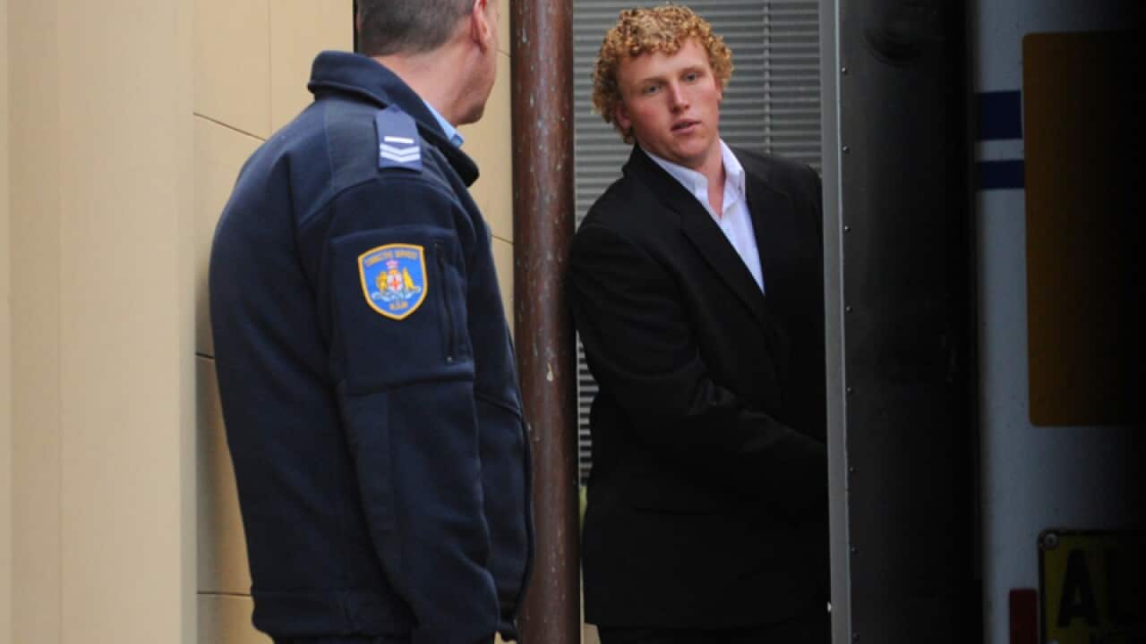 Matthew Milat leaves court after his sentencing in 2012.