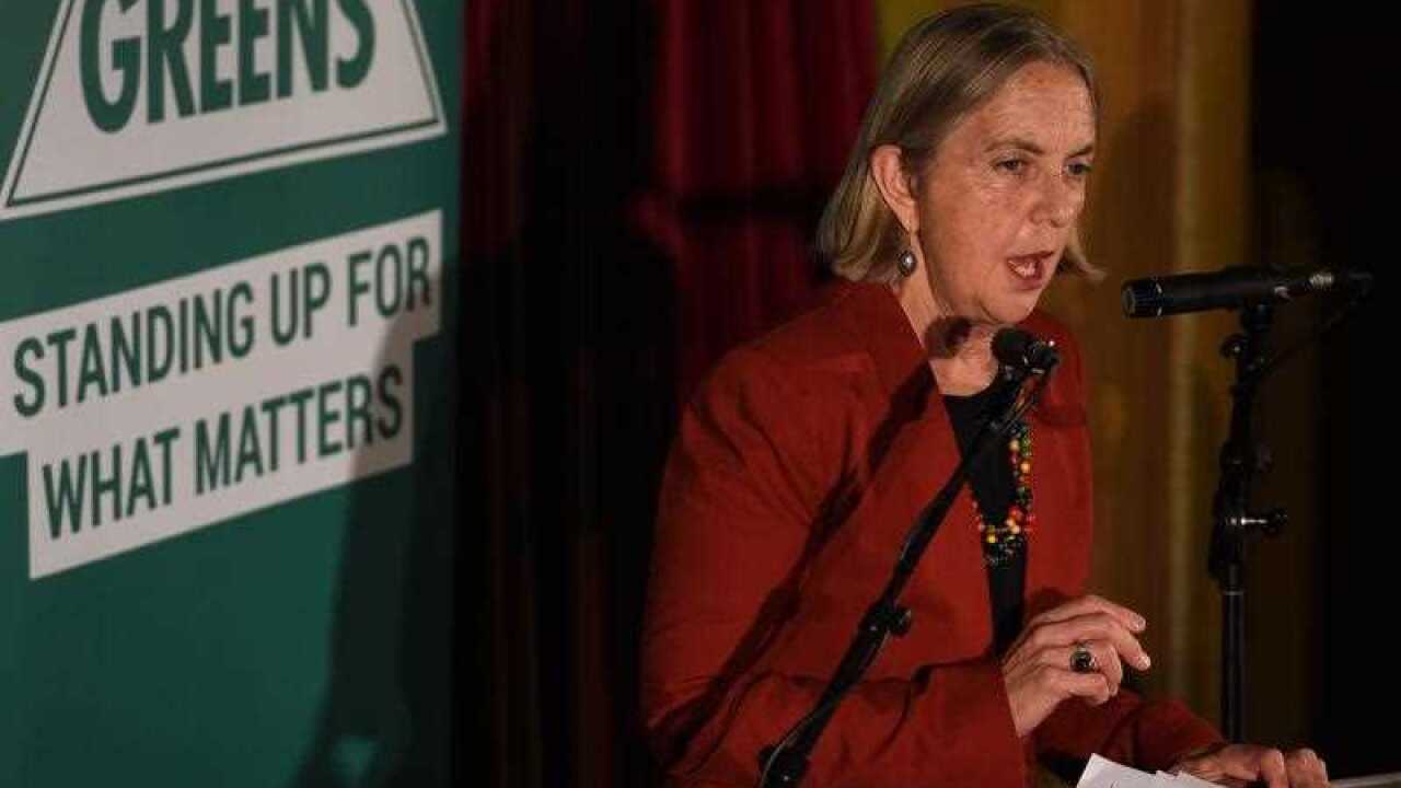 NSW Greens Senator Lee Rhiannon speaks at The Greens 2016 federal election campaign launch, in Sydney