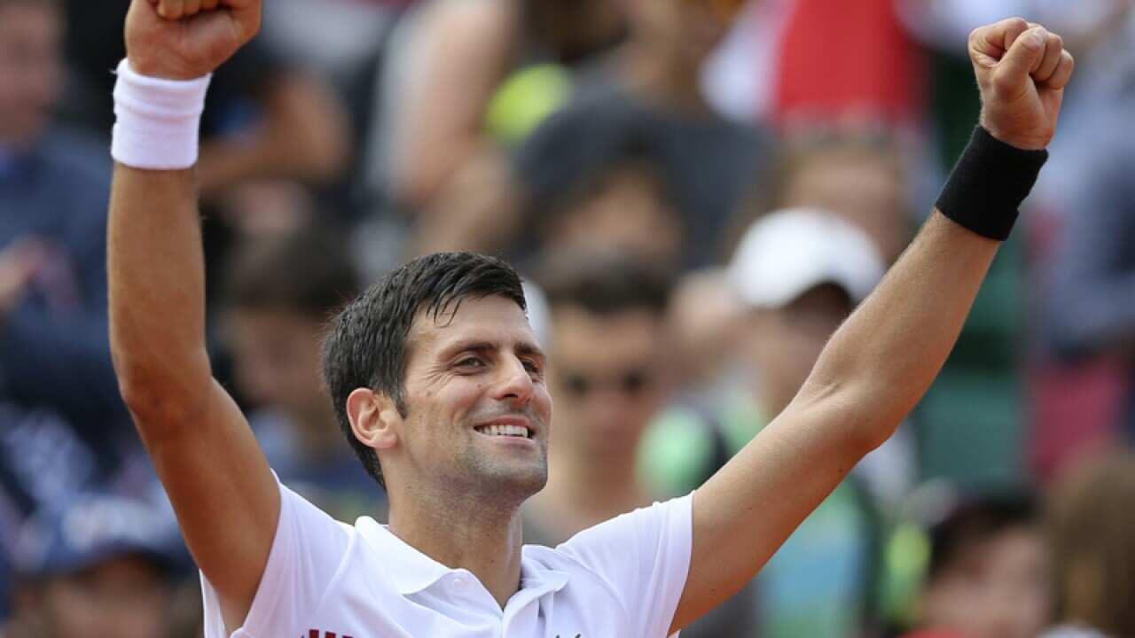 Serbian tennis player Novak Djokovic