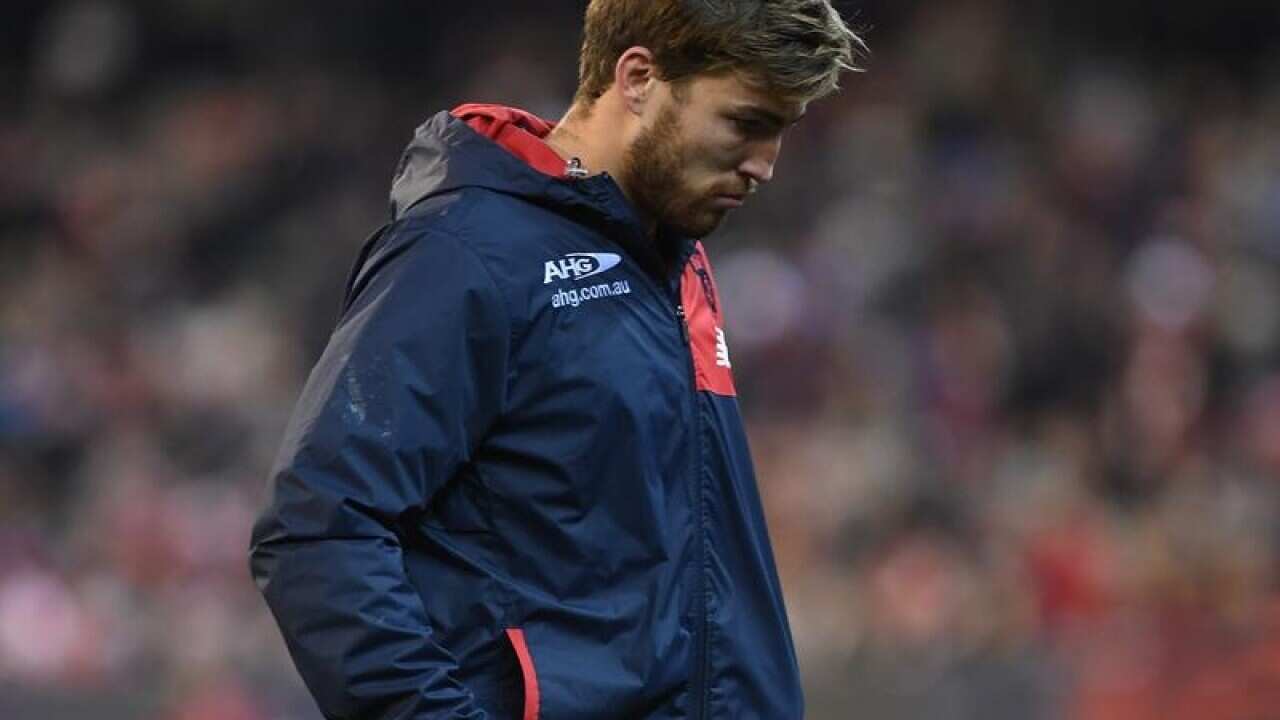 A file image of Melbourne Demons co-captain Jack Viney