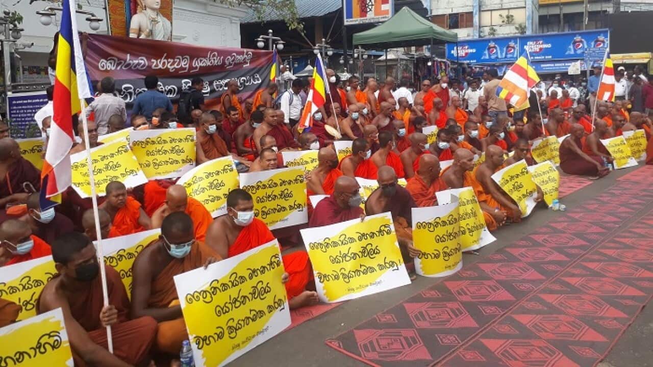 Protests in Sri Lanka