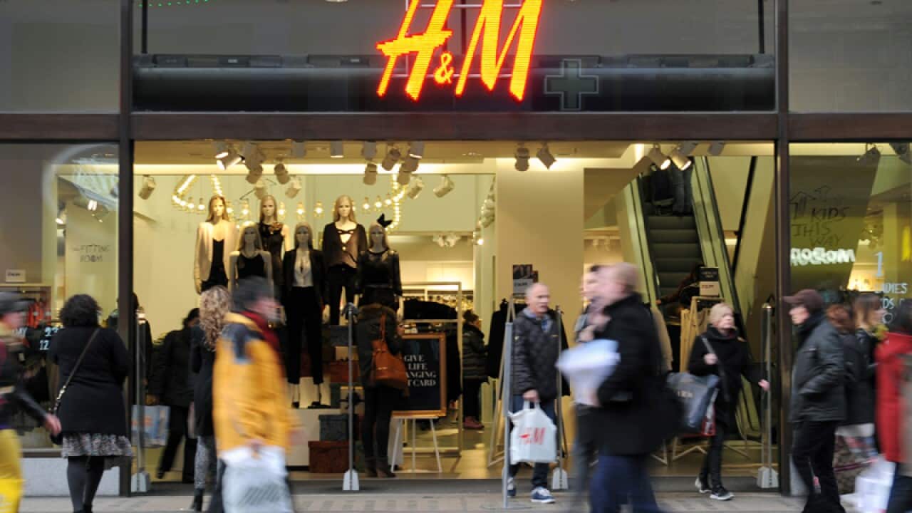 A H&M retail store in London