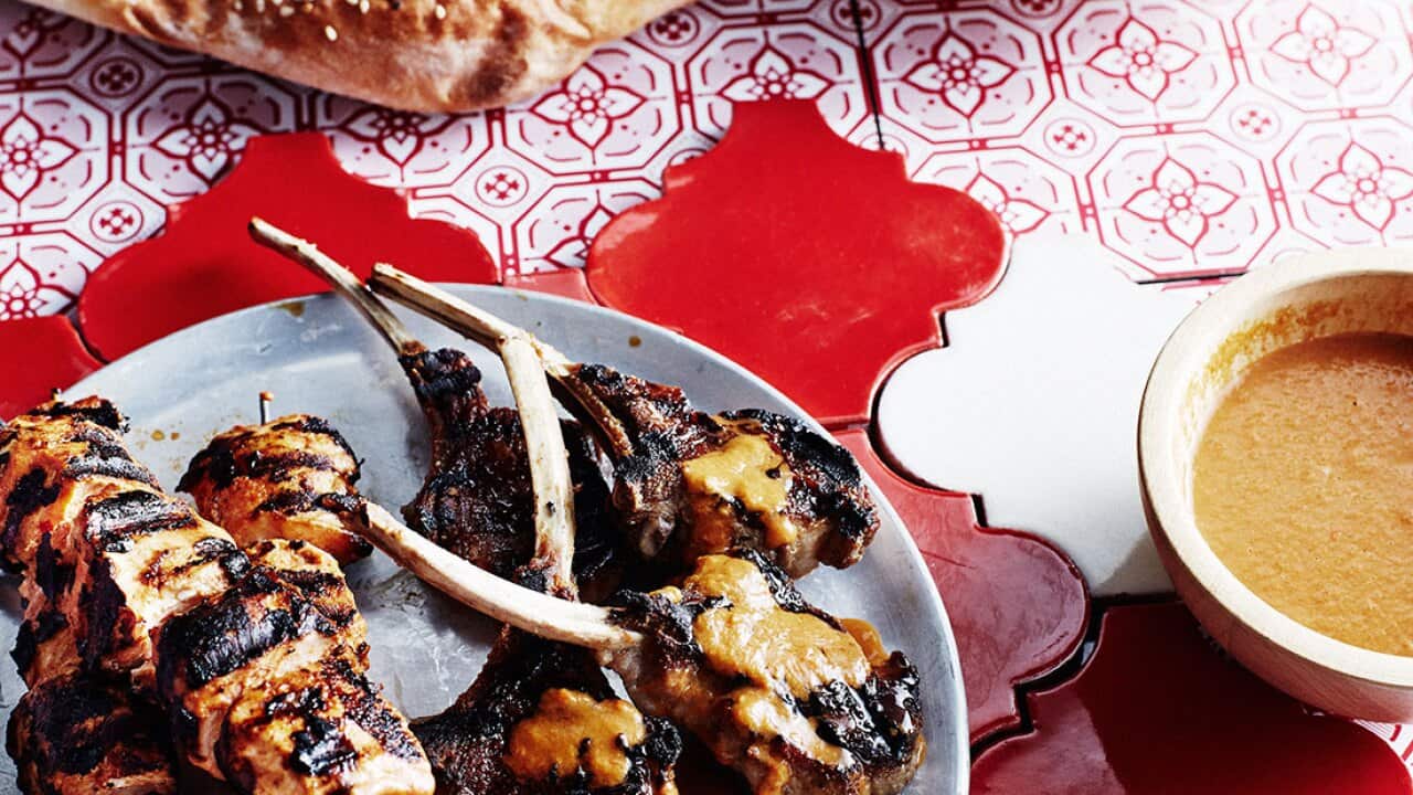 Grilled meats with ezme