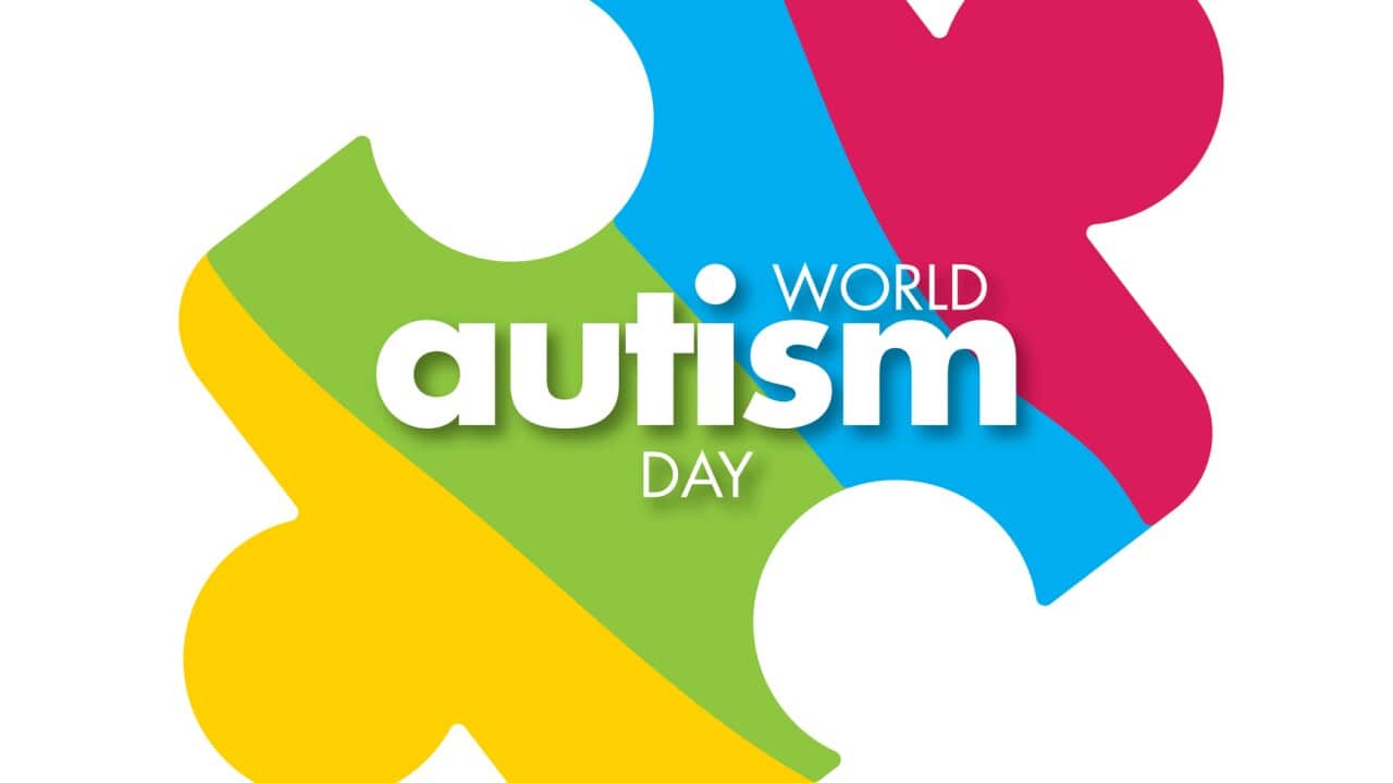 World Autism Awareness Day. Puzzle stock illustration