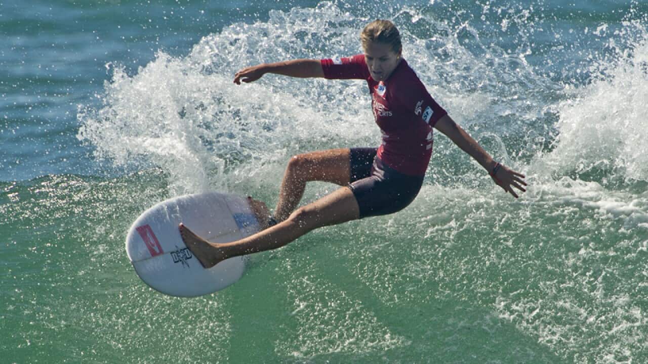 Stephanie Gilmore in action