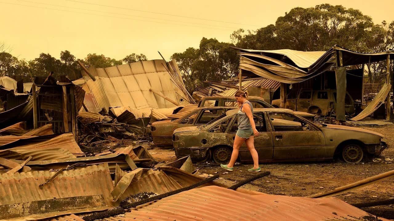A burnt out property in Tingha.
