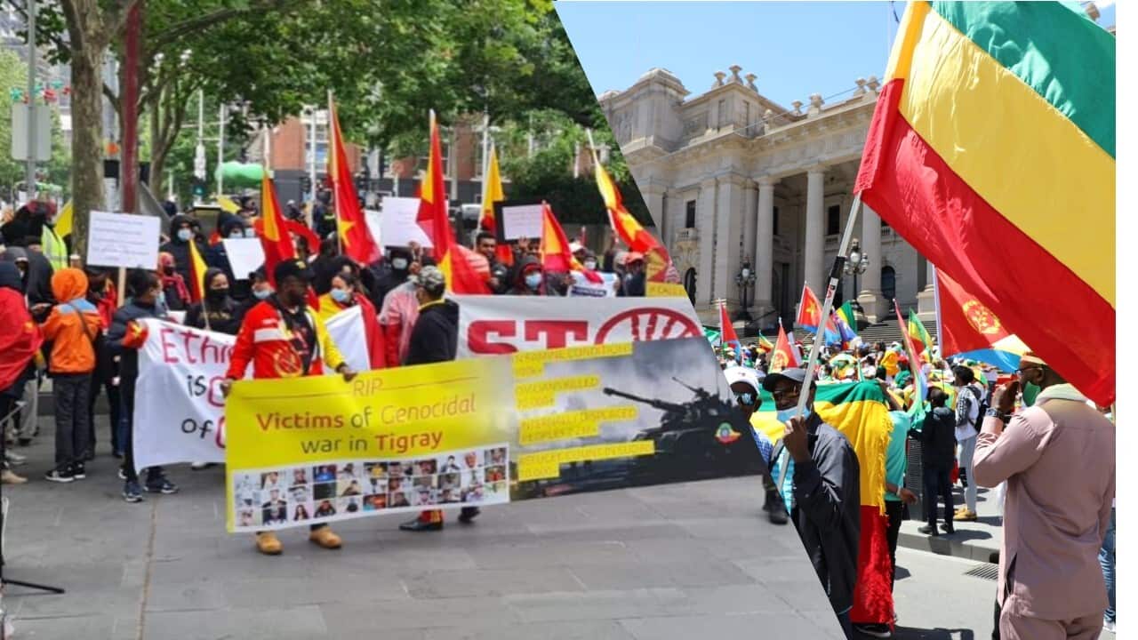 Ethiopia; Tigray community Demonstration in Melbourne