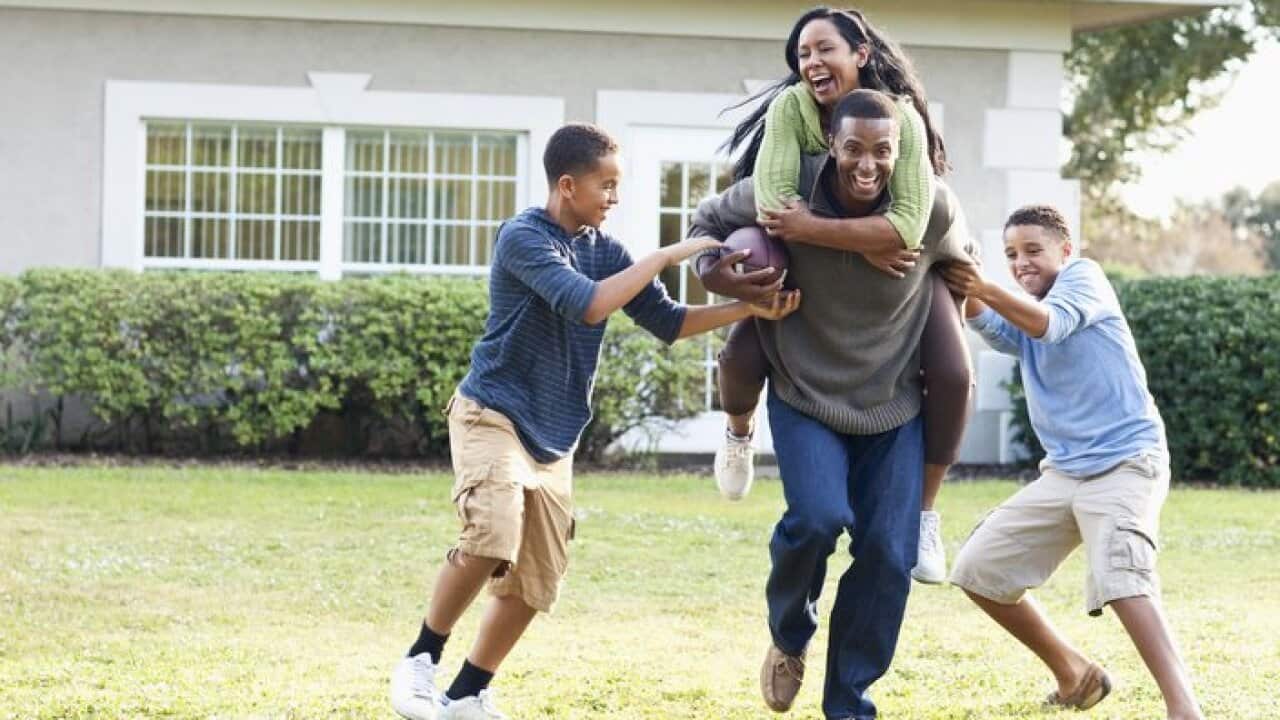 familia ya jumuika katika michezo