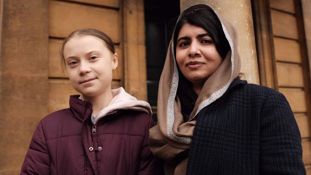 Greta Thunberg and Malala Yousafzai have met at Oxford University.