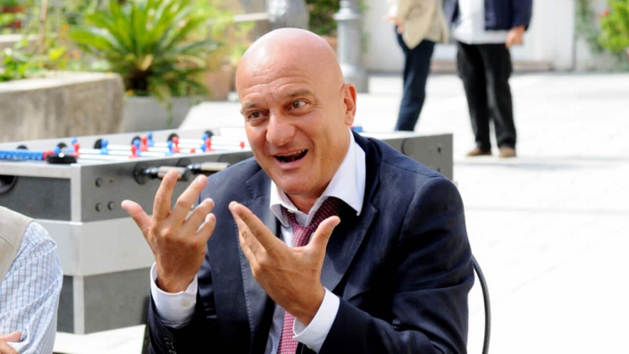 Italian actor Claudio Bisio in Welcome to the South (2010)